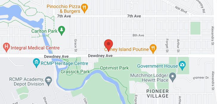 map of 5300 Dewdney AVE